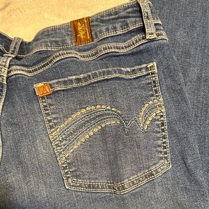 Blue Boot Cut Jeans by Angels